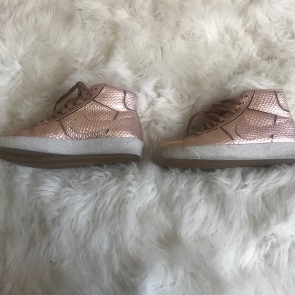 Limited Edition Nike Rose Gold Python Blazers - image 2